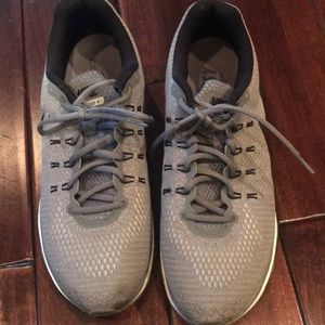 Nike tailwind 8.   Worn only a couple of times.  Grey.   Look brand new